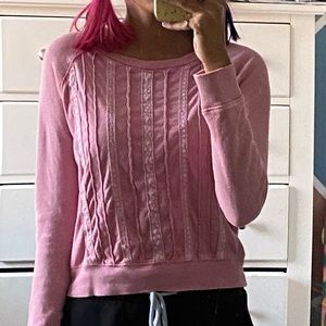 Pink sweater